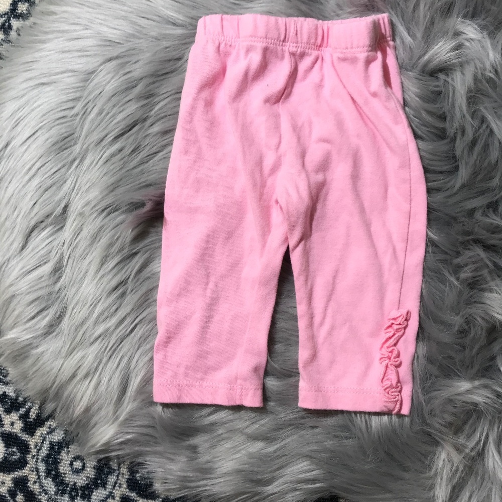 Buster Brown pink leggings 12M girl